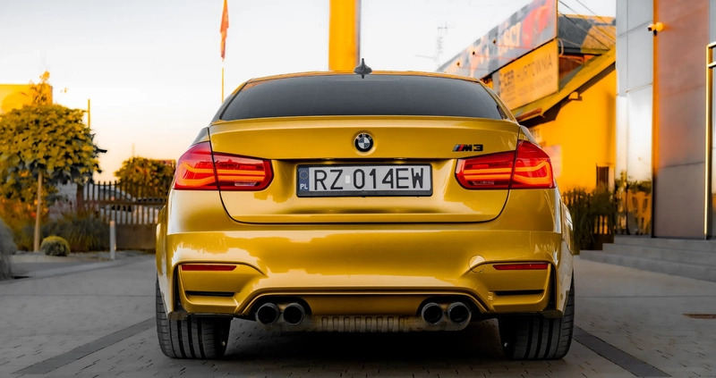BMW M3 cena 189900 przebieg: 60000, rok produkcji 2016 z Rzeszów małe 106